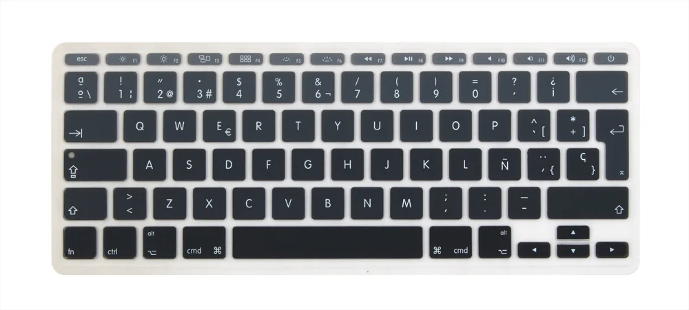 Испанская евро клавиша Enter крышка для Macbook Air 1" 11,6 дюймов модель A1465 A1370 - Цвет: Gradient Gray