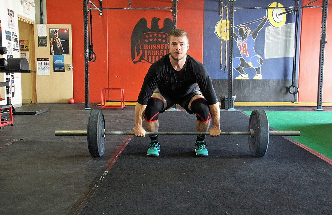 Легкая атлетика и тяжелая Нескользящие Компрессионные рукава до колена 1 пара