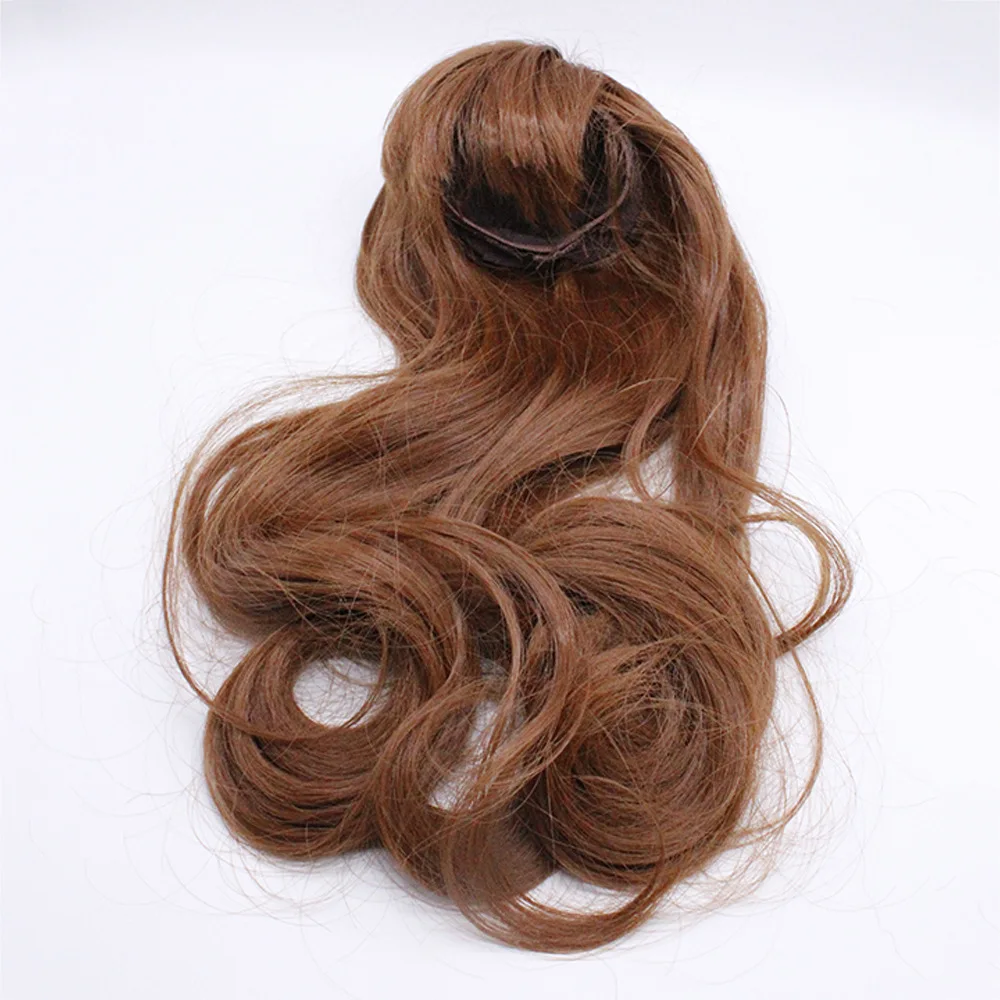 Bjd парик 40 см волосы для 60 см куклы Мода Bjd кукла длинные коричневые волосы высокой температуры волокна куклы аксессуары Макияж подарки для девочек,одежда для кукол глаза для игрушек куклы аксессуары для кукол