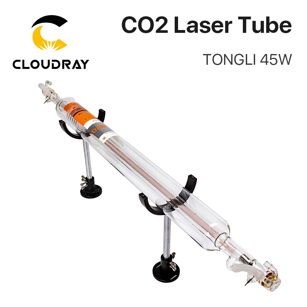 Cloudray TONGLI 800 мм 45 Вт Co2 стеклянная лазерная трубка для CO2 Лазерная гравировальная