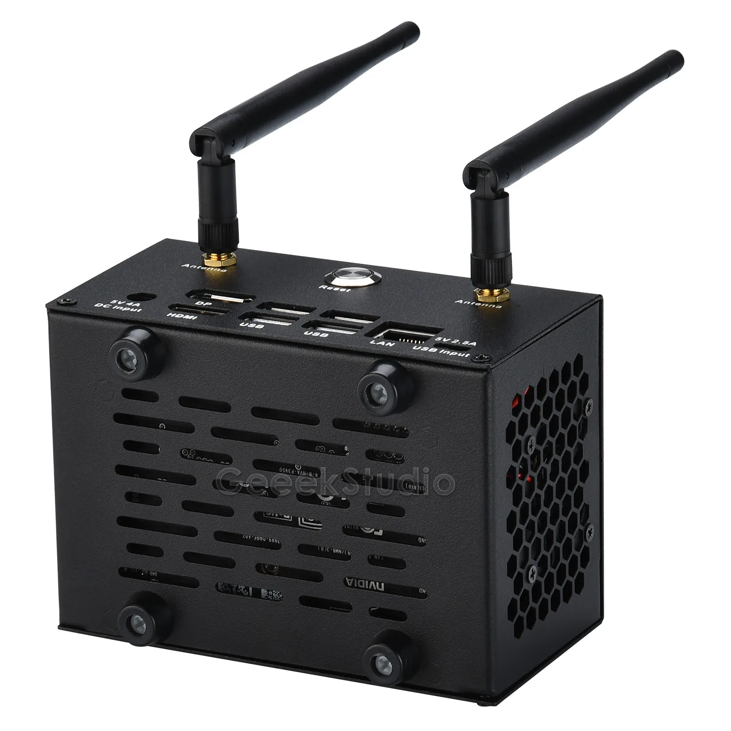 Новый Алюминиевый чехол для NVIDIA Jetson Nano Defender с тихим вентилятором 4010 4020 теплоотвод
