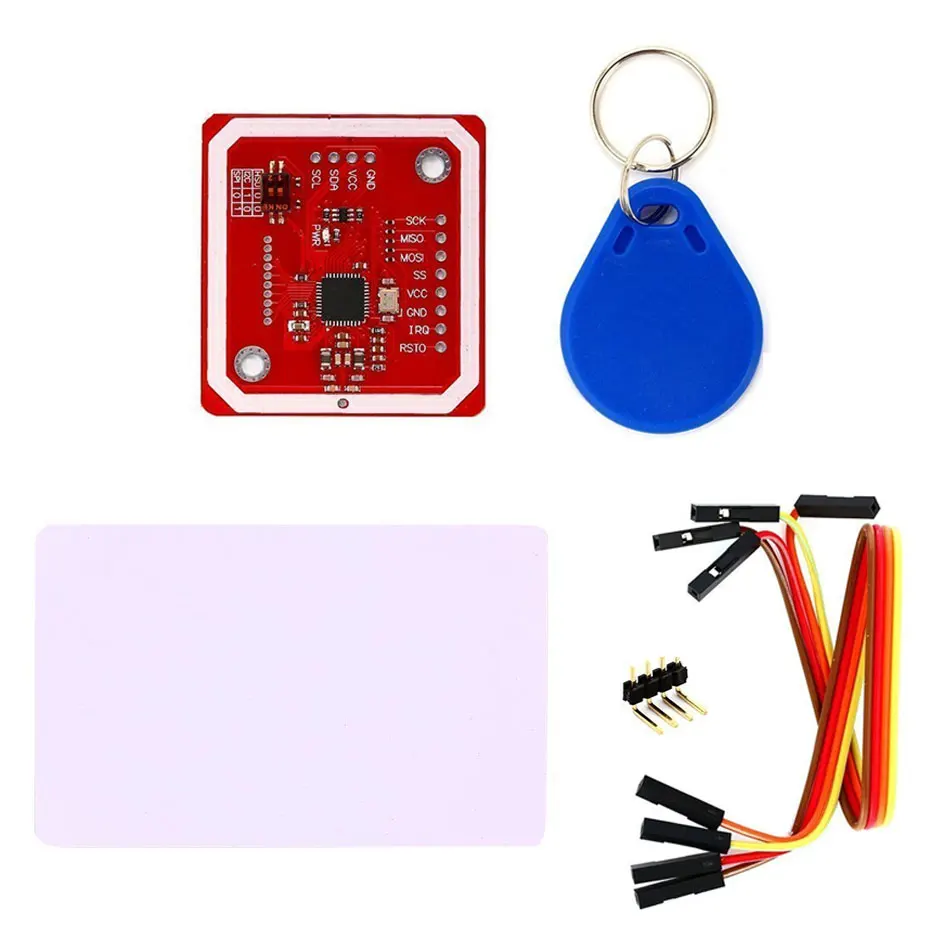 

1Set PN532 NFC RFID Wireless Module V3 User Kits Reader Writer Mode IC S50 Card PCB Attenna I2C IIC SPI HSU For Arduino