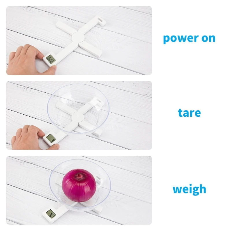 Mini Folding Digital Kitchen Scale Highly Accurate Foldable Portable Food Scale kitchen scale