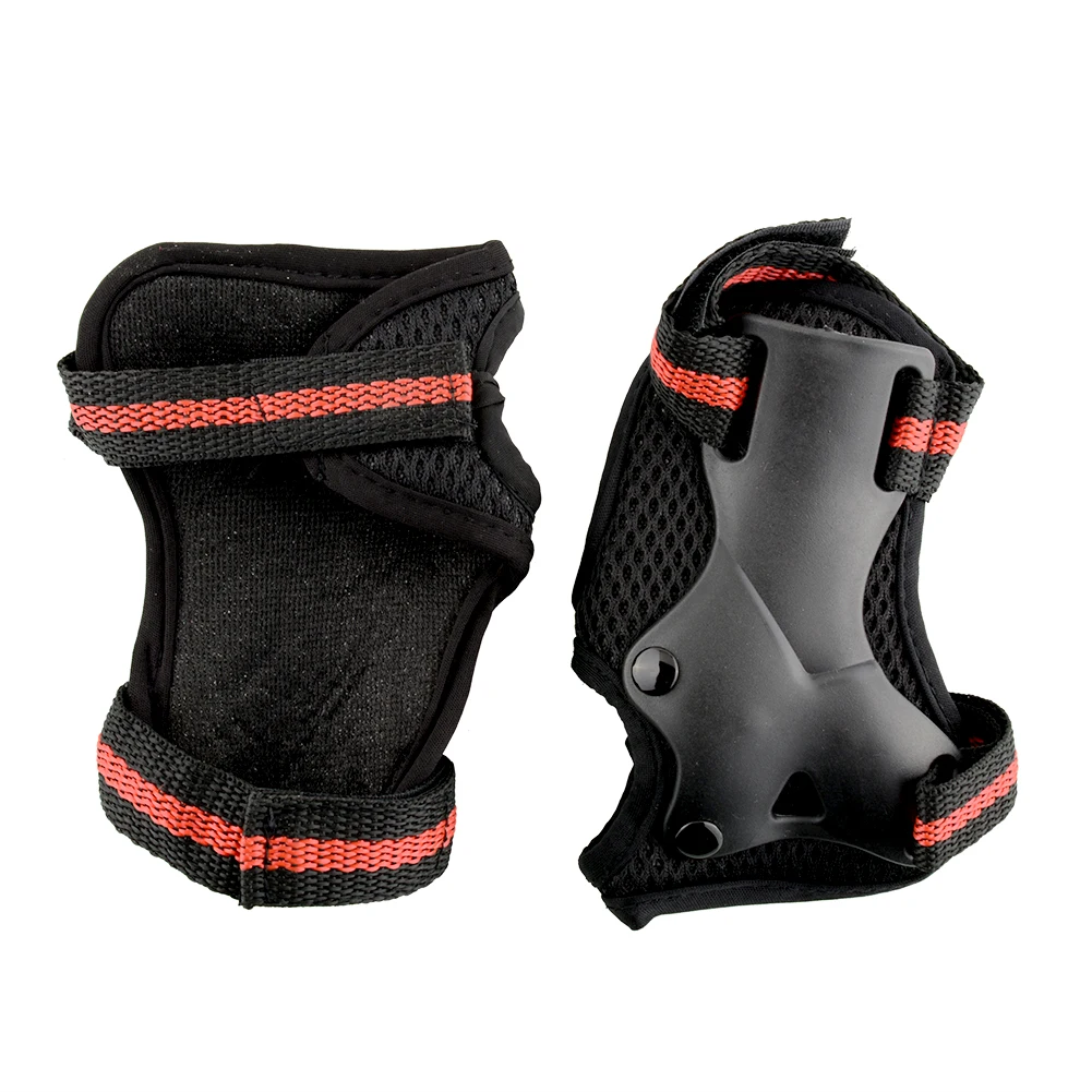 Защита Синий/Красный защитный наколенник для скейтборда налокотник 6x Защитное снаряжение для езды на запястье