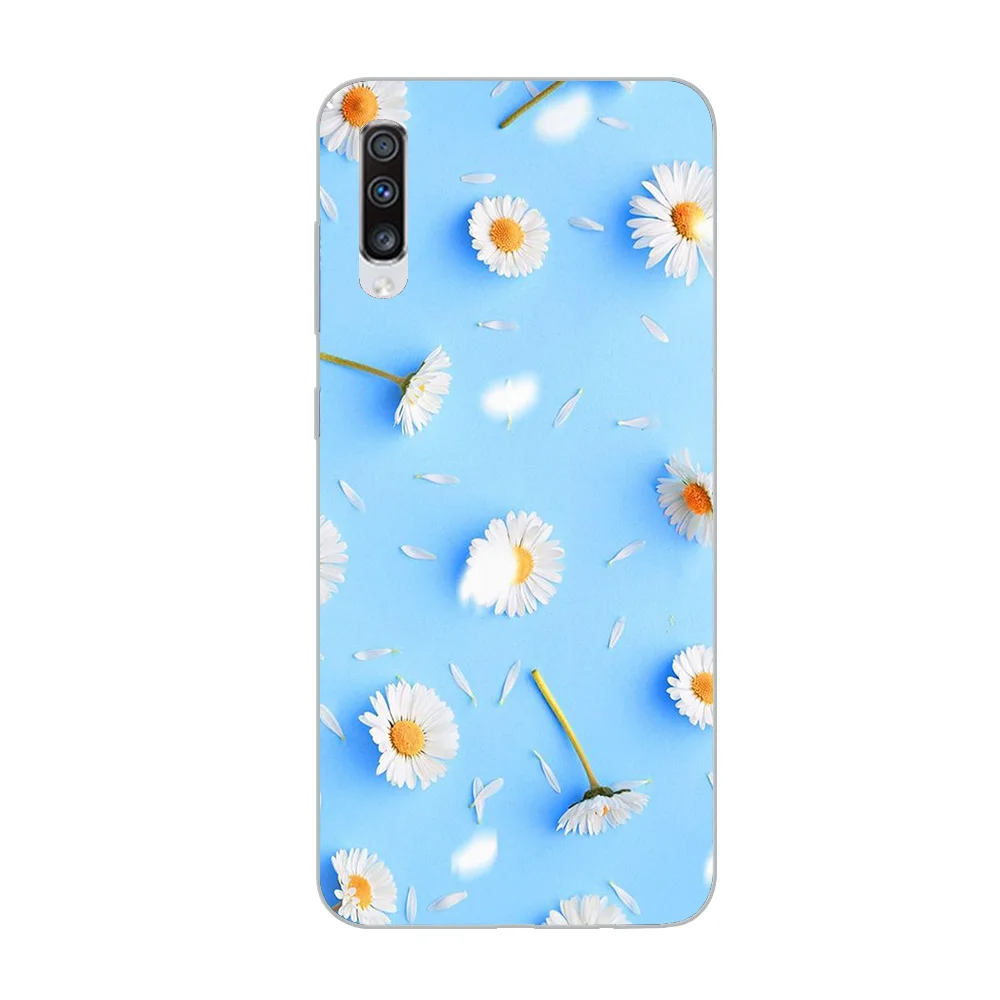 Чехол для телефона ciciber для samsung Galaxy A50 A70 A80 A40 A30 A20 A60 A10 A20e Мягкий силиконовый чехол из ТПУ с розами в винтажном стиле