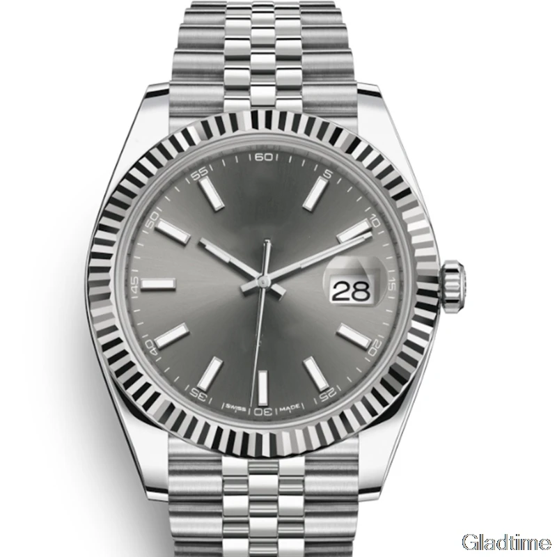 41 мм автоматические Роскошные брендовые механические юбилейный браслет datejust мужские дизайнерские наручные часы спортивные мужские часы