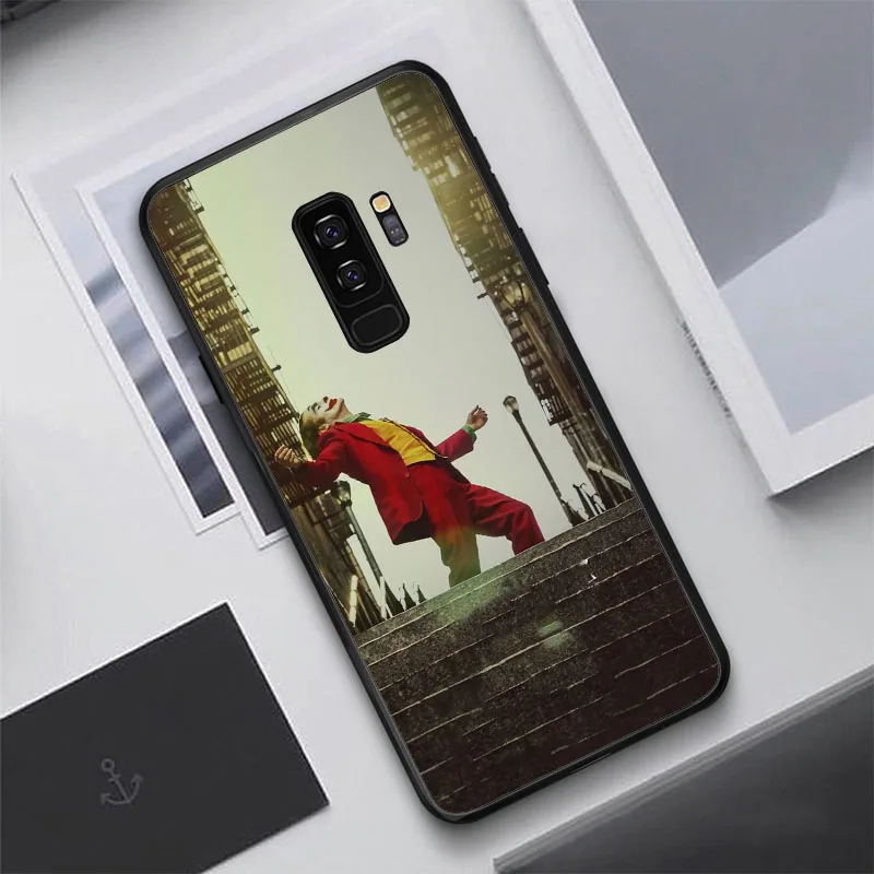 Страшная пленка Joker Joaquin, черные мягкие ТПУ чехлы для телефонов samsung Galaxy S10 S10PLUS S8 S9 Plus note 8 S7Edge note 9
