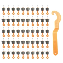 Топ 50X напольная Керамика инструменты для выравнивания т Блокировка выравнивания системы наборы для плитки многоразовые