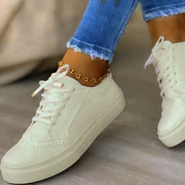 Outono mulher sapatos creeper 2021 feminino apartamentos rendas até sapatos  de plataforma camurça senhoras sapatos plus size 41 sapatos femininos frete  grátis - AliExpress