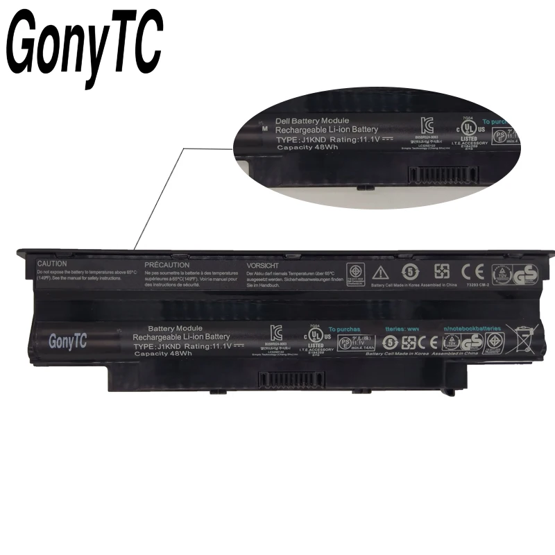 Ноутбук Батарея J1KND для DELL Inspiron N4010 N3010 N5040 N3110 N4050 N4110 N5010 N5010D N5110 N7010 N7110 M501 M501R