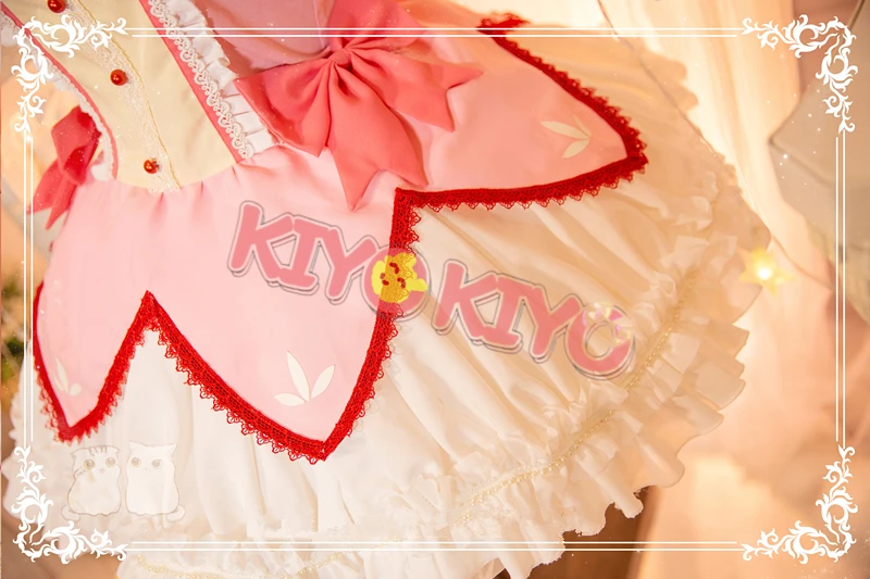 KIYO-KIYO Puella Magi Madoka Magica Anime Cosplay Kaname Madoka Cosplay Costume Dress halloween costume Gift Dress Female