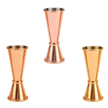 

25/50ml Stainless Steel Cocktail Measure Cup Jigger Shot Glass Double Head Bartending for Bar Tools Kitchen Gadgets