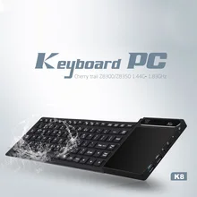 Mini PC 4G + 64GB Computer Small Host Desktop  Waterproof Keyboard PC Windows 10 Winds Portable PC Z8300 Desktops VGA HD MI