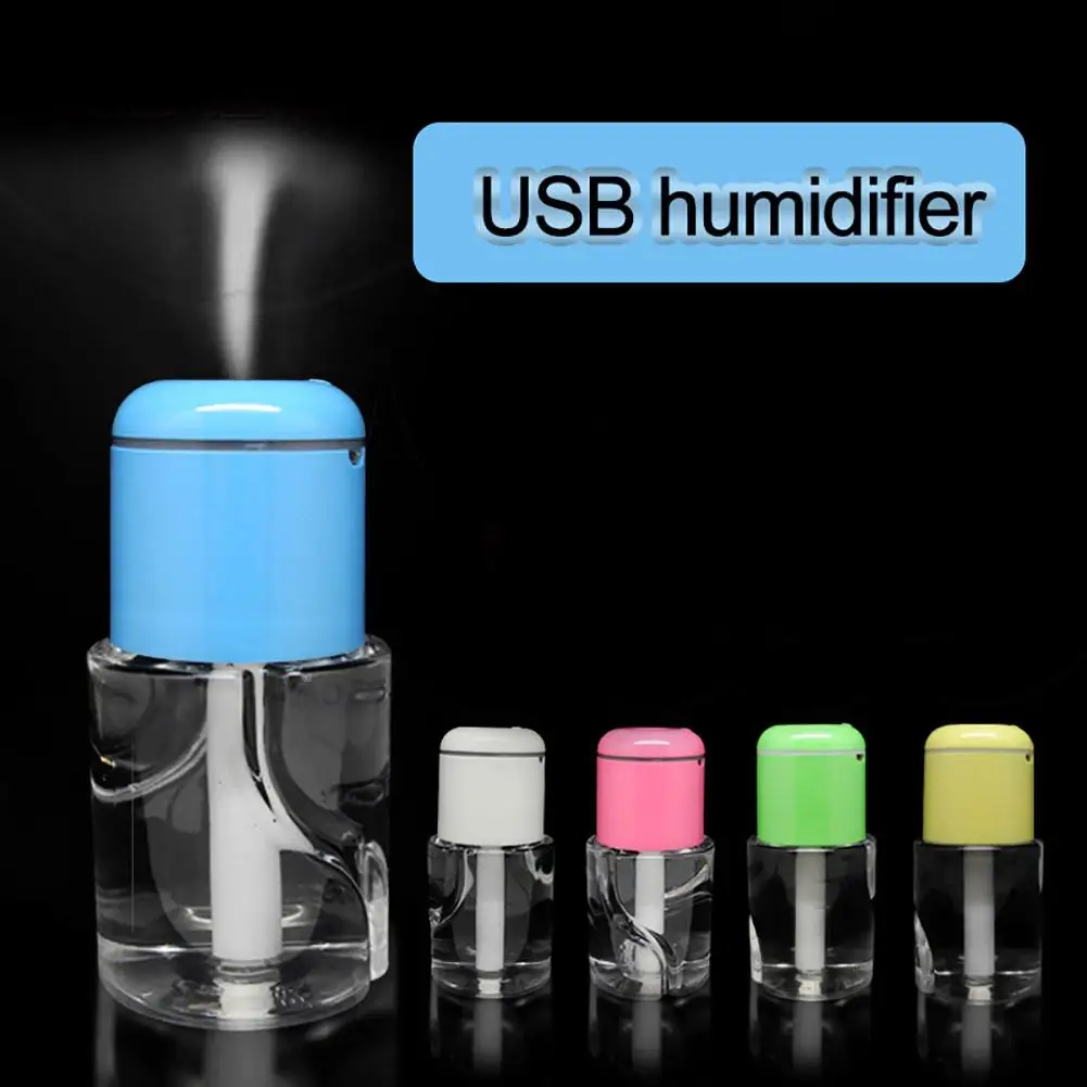 

Water Bottle Cap Humidifier Portable USB Mini Air Diffuser Aromas Mist Maker