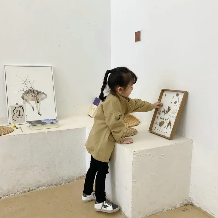 Модный Плащ для маленьких девочек; коллекция года; сезон осень-зима; новые детские куртки; длинное пальто цвета хаки для мальчиков; Детские повседневные ветровки