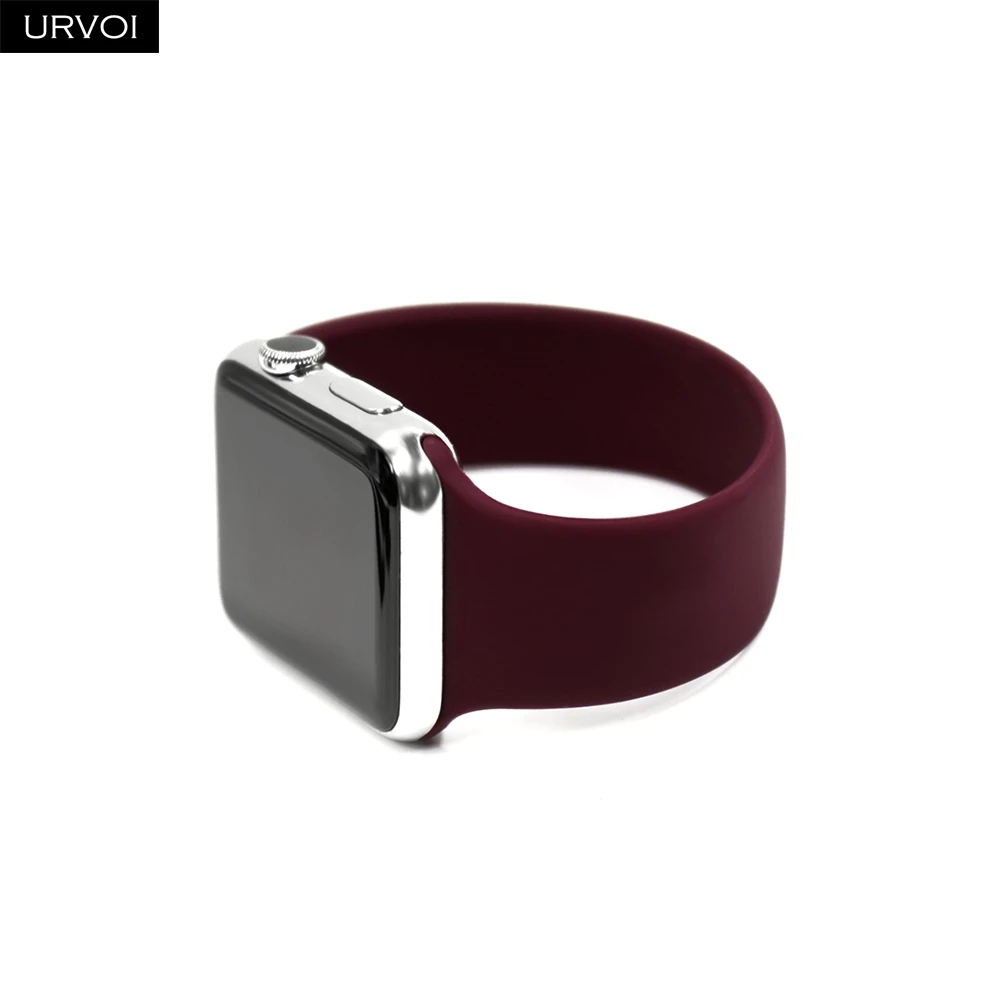 Ремешок URVOI Solo для Apple Watch sport band series 6 SE 5 4 3 2 1 сменный эластичный ремешок из жидкого