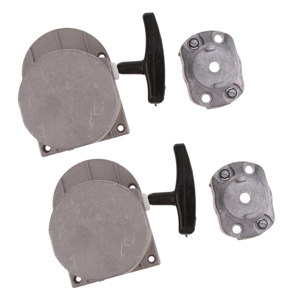 2pcs Pull Start Starters Fit for 49cc 60cc 66cc 70cc 80cc 2 Cycle Engine Motorized Bicycle Bikes ATVs