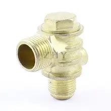 Замена 1/" PT мама 1/2" PT папа резьба латунный воздушный компрессор обратный клапан