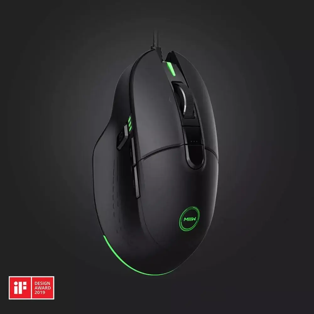 Xiaomi MIIIW Проводная игровая мышь 700G RGB цветная 6 кнопок светодиодный USB компьютерная мышь геймерские мыши 7200 dpi эргономичная геймерская компьютерная мышь