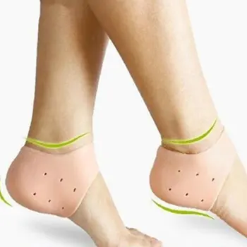 

Soft Silicone Foot Skin Care Protector Heel Socks Prevent Dry Skin Against Peeling Washable Moisturizing Gel Foot Protector