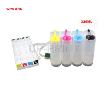

UP 1set 320ML CISS compatible For HP 973 974 972 975 ink Cartridge CISS For HP PageWide Pro 352 377 452 447 552 577 with chips