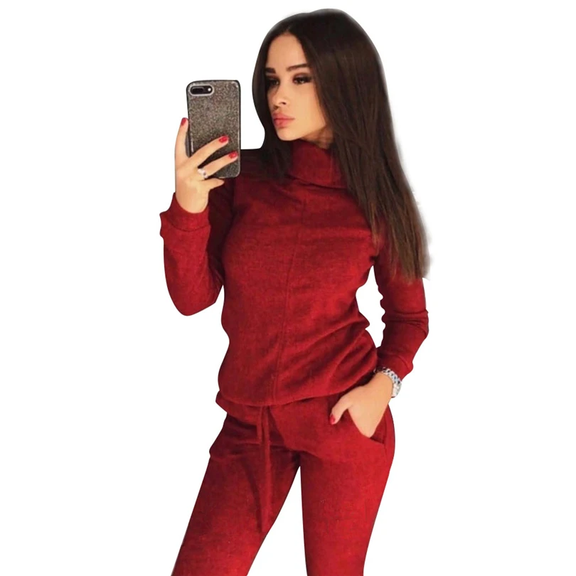 Женский утепленный костюм двойка MVGIRLRU вязаный с пуловером/свитером линией