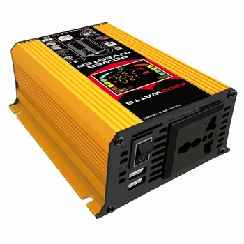 

6000W 12V to 220V/110V Smart Display Car Power Inverter Converter Adapter Dual USB Voltage Transformer Modified Sine Wave