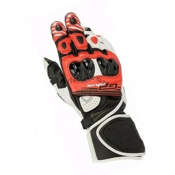

New 4 Colors 100% Genuine Leather GP Plus R V2 Motorcycle Long Gloves Racing Driving Motorbike Original Cowhide GP PRO Gloves