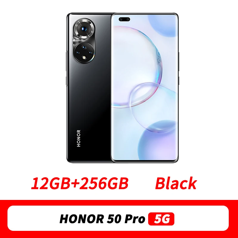 ddr4 ram CN Version HONOR 50 Pro 5G Mobile Phone 6.72 Inch 120Hz OLED Curved Screen Snapdragon 778G Octa Core 100W SuperCharge WiFi6 NFC ddr4 ram 8GB RAM