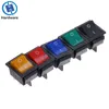 ON-OFF Latching Rocker Switch Power Switch 4 Pin DPST with Light 16A 250VAC 20A 125VAC KCD2 ► Photo 3/6