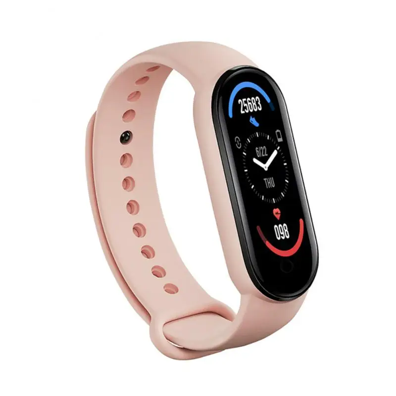 M6 Sports Bracelet Smart Watch Heart Rate Blood Pressure Health Monitoring Smart Band Fitness Tracking Wristband For Android IOS