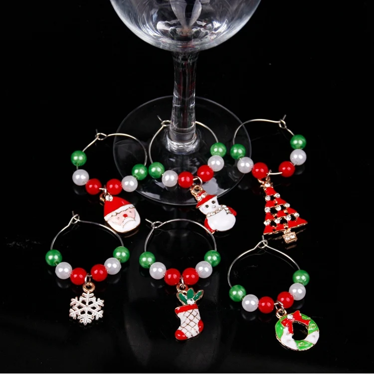 christmas decor 6pcs Креативные рождественские украшения Настольная дорожка рождественские украшения для дома Санта-Клаус Рождественское украшение для кухни Новогоднее - Цвет: christmas decor 6pcs
