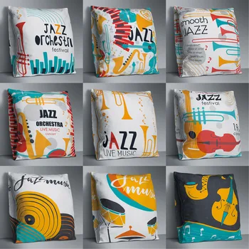 

Yaapeet Modern Simple Cushion Cover Geometric Double-sided Printing Pillowcase Ployester Pillow Cover Sofa Throw Pillows Cases