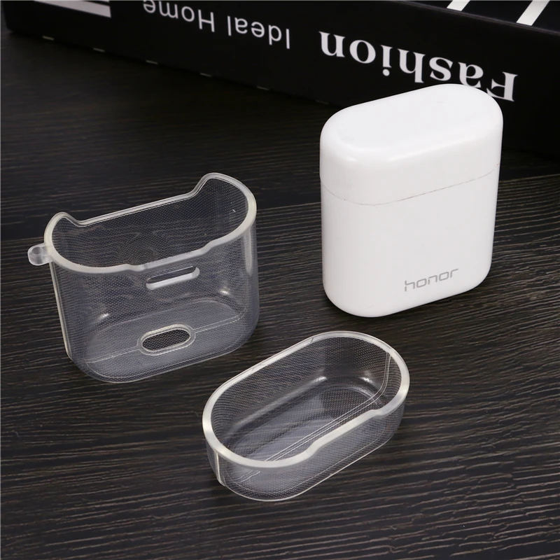 

Transparent Soft Silicone Case For Honor Flypods Wireless Headphone Clear TPU Shockproof Protective Cover Bluetooth Headset Box
