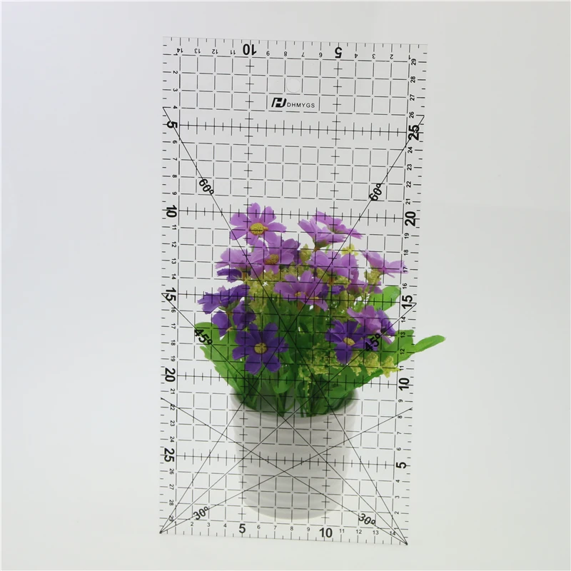 30 * 15 Cm Patchwork Ruler Quilting Tools High Grade Acrylic Material Transparent Ruler Scale School Supplie