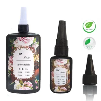 

25/50G Hard Type UV DIY Crystal Clear Glue for Jewelry Craft Clear Glue Curing UV Hard Type Crystal Glue #5