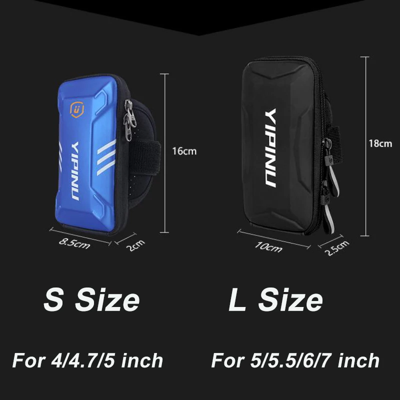Men Women Waterproof Reflective Sports Arm Bag Fitness Night Running Jogging Cycling Phone Case Holder Wallet Armband Pouch 6
