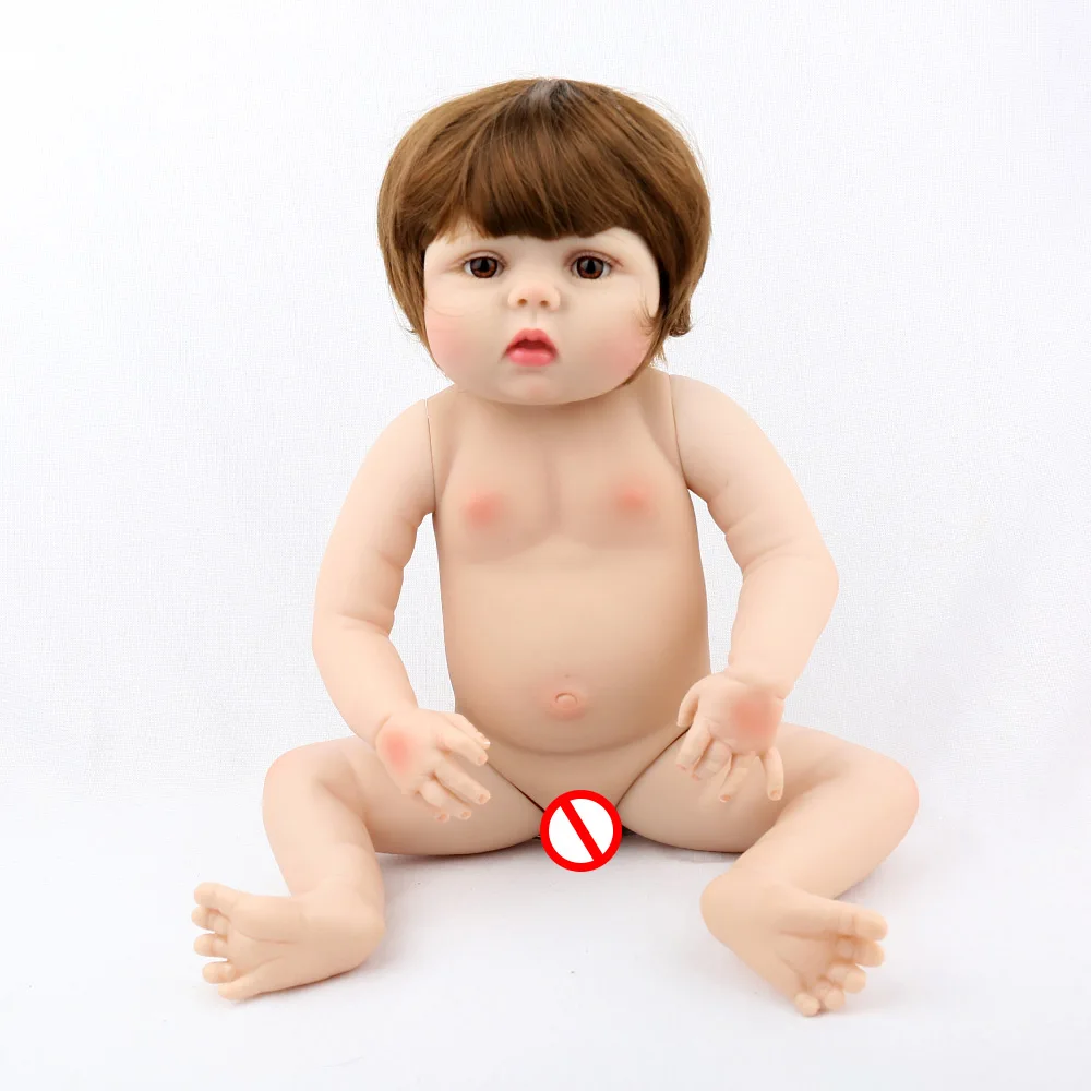 Полностью мягкие силиконовые куклы Reborn Baby 55 см, реалистичные детские Игрушки для ванны Bebe, реалистичные игрушки Menina Boneca, подарки на день рождения