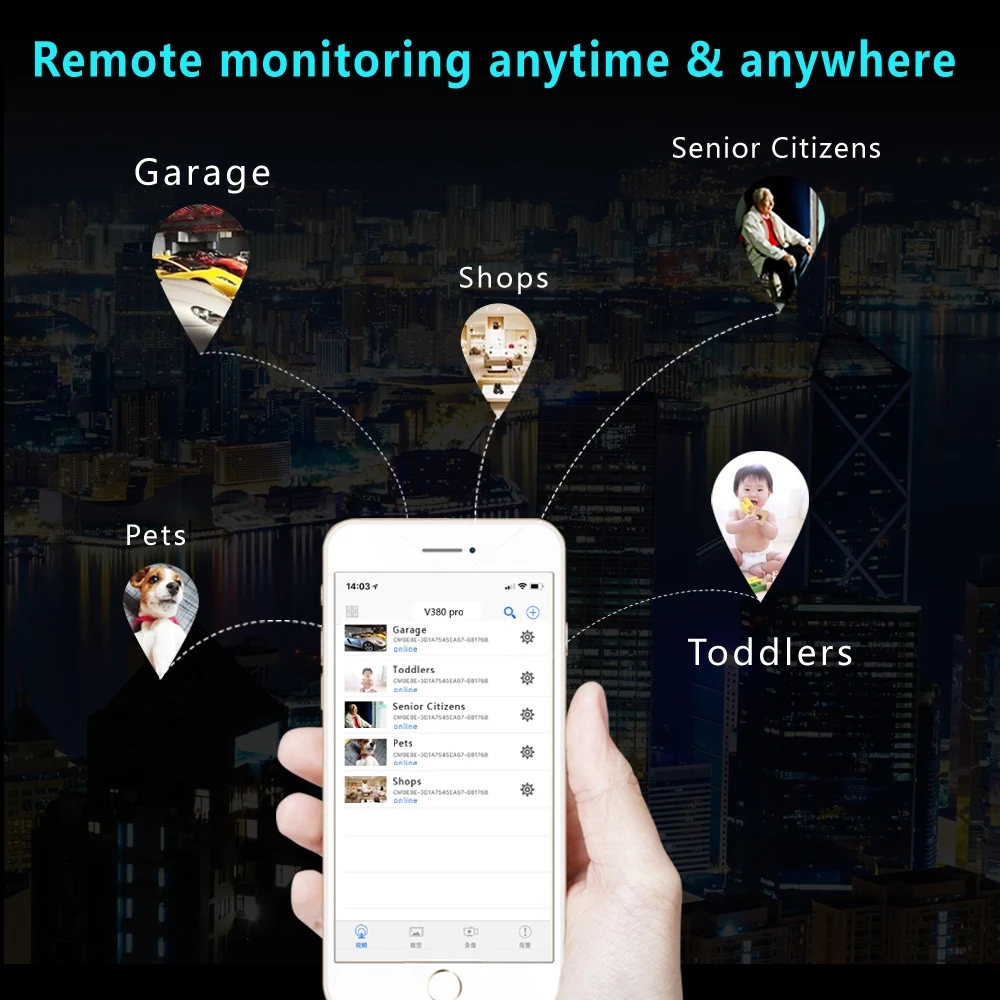 Мини Wifi камера IR Cut Cloud Storage IP/камера AP Camera AI обнаружения человека Удаленная