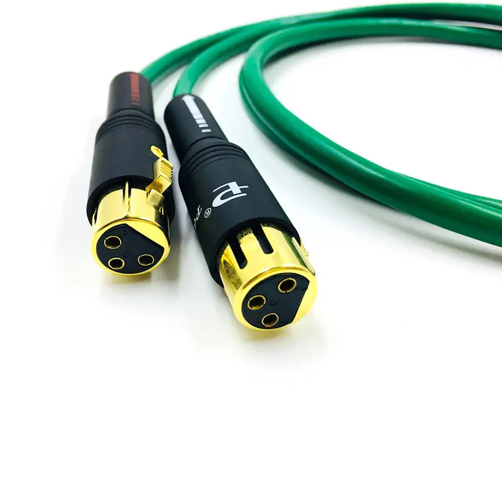 Пара HI End аудио кабель 2 RCA штекер XLR 3 контактный разъем Соединительный провод 2RCA