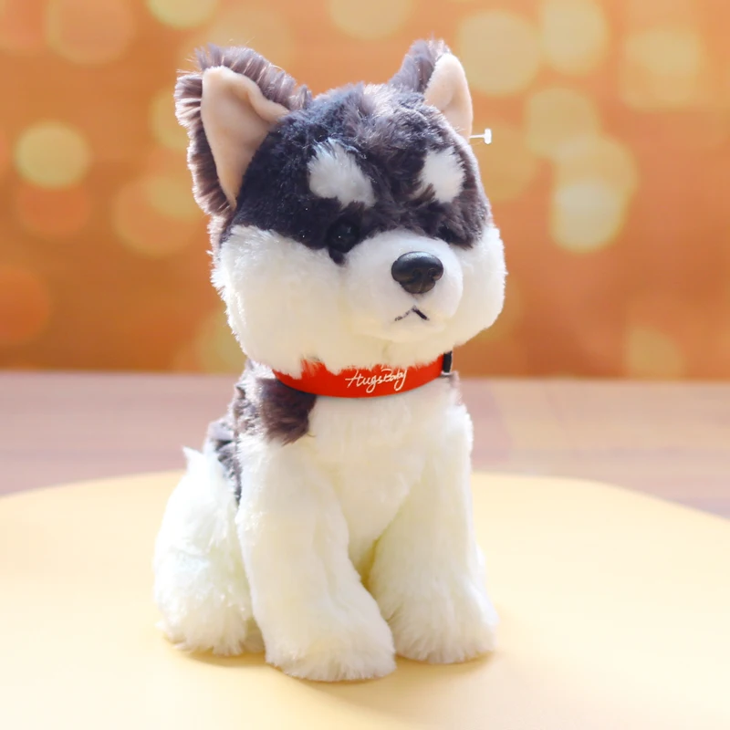 Высокое качество 22 см Alaskan Malamute моделирование плюшевых игрушек Аляска собака мягкая игрушка лучший подарок для детей новогодняя игрушка