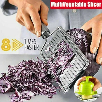 

Kichen tool Shredder Slicer Multi-function Vegetable Cutter 1 Shredding Tool + 3 Slices Kichen supply