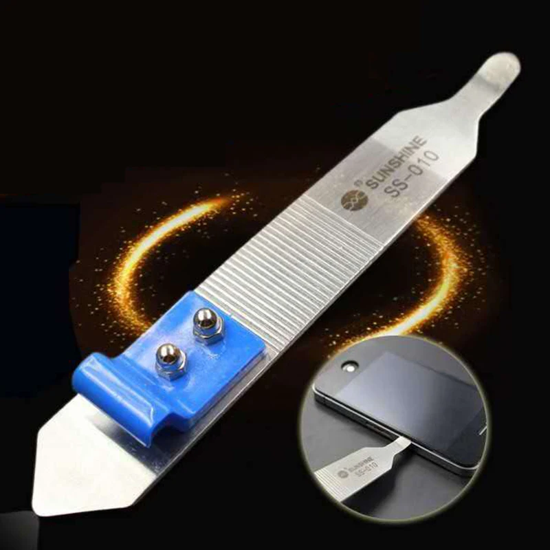 

Sunshine SS-010 Dual Ends Stainless Steel Disassemble Open Frame Tools For iPhone iPad Samsung Anti-slip Design Repair Tool