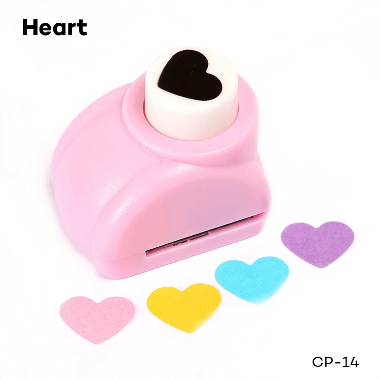 Heart 1 шт. Мини поделки для скрапбукинга ручной работы дырокол для открыток для поделок подарочная карта бумажный Дырокол CL-1203 - Цвет: Heart