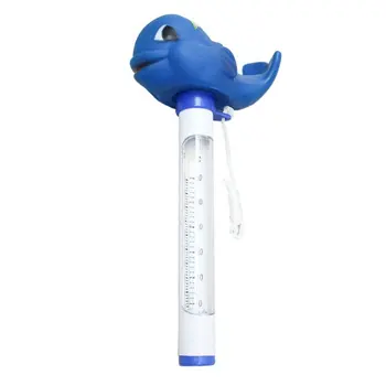 

Cartoon Animal Shape Bathtub Fish Pond Swimming Pool Tube Thermometer Floating Shark Thermometer K-1020B