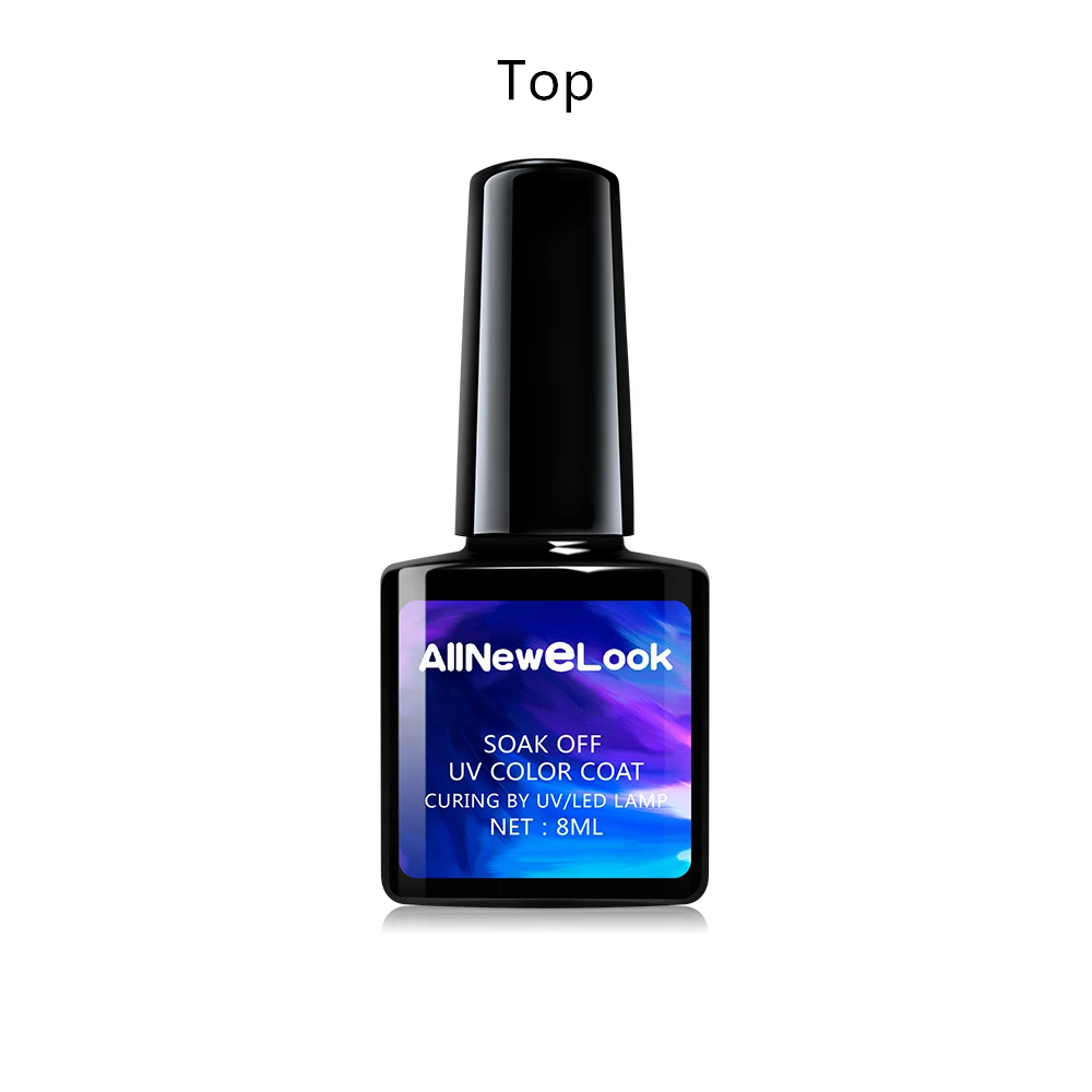 Top Allnewelook нейл-арта светодиодный лак для ногтей продукты для профессионалов UV лампа длительного действия Гель-лак для ногтей, Цвет 8 мл 120 Цвет лак - Цвет: Top