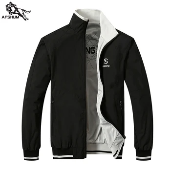 

camperas de hombre 2019 jaquetas masculinas autumn Zipper Embroidery Printing Double Surface erkek mont casaco masculino