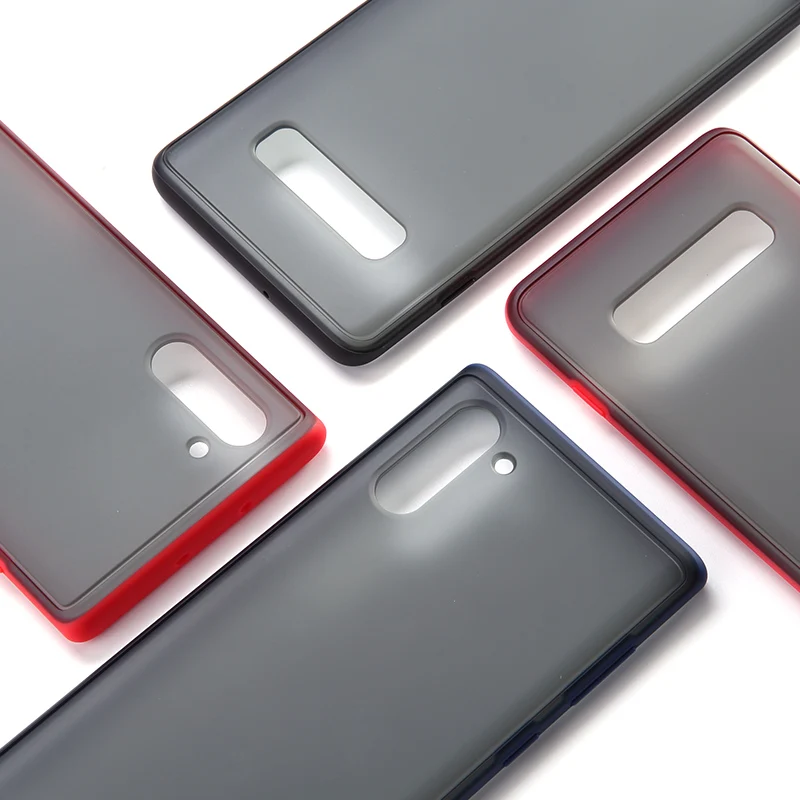 

Anti-knock hard phone Case for Samsung Galaxy S10 S10Plus S10 lite Note 10+ Plus Matte Protective case Coque shell