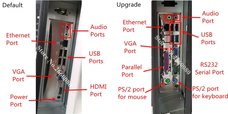 1" сенсорный экран POS Termainal системы машины кассовых ящиков термопринтер 1D и 2D сканер штрих-кода весы