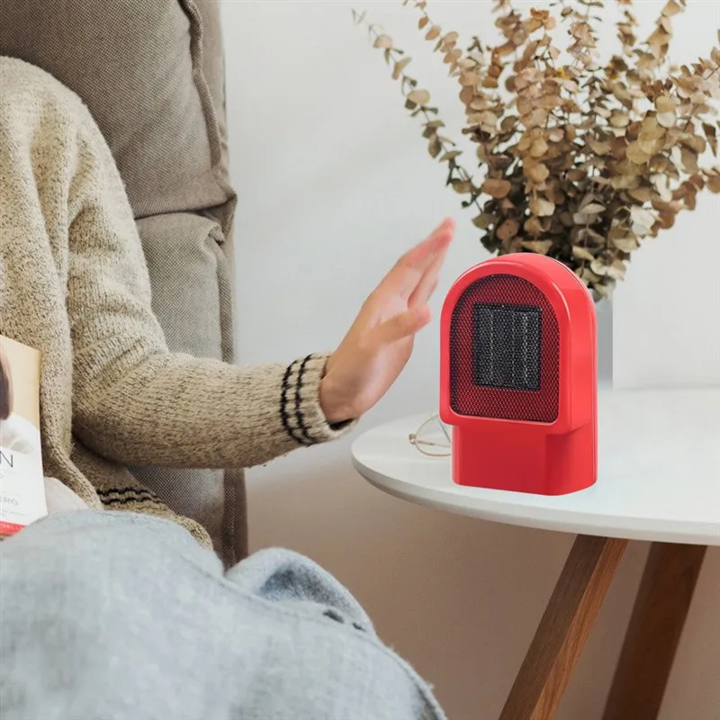 Великобритания Plug 500 Вт мини настольный мультяшный умный обогреватель Электрический портативный обогреватель персональный обогреватель для помещений обогреватель Термостат обогреватель